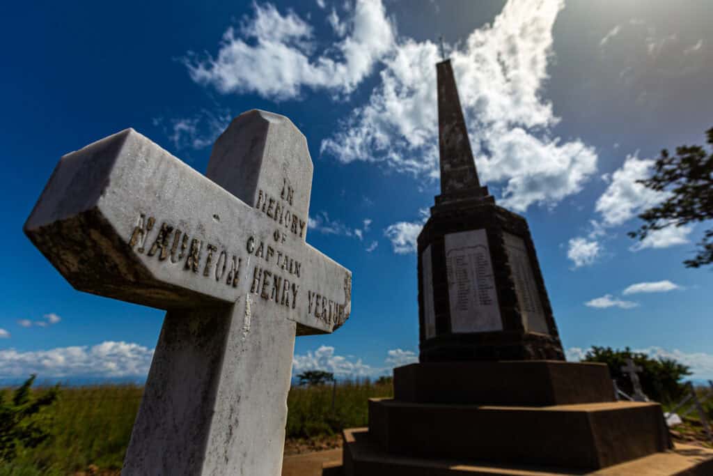 close-up of tomb stone