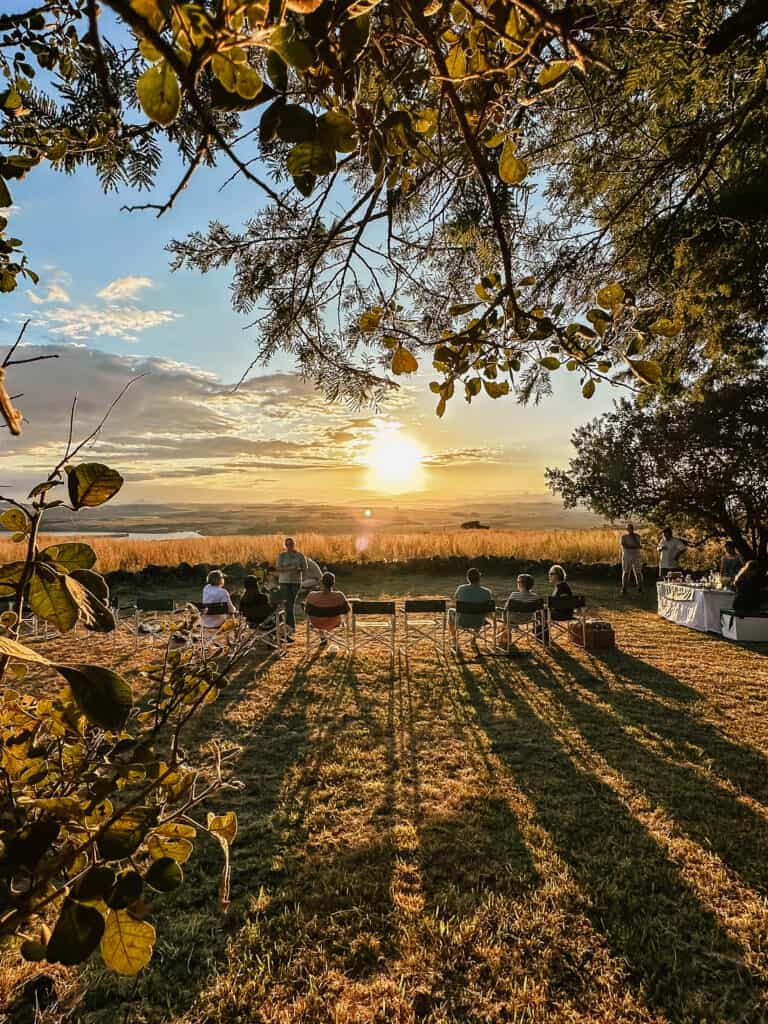 Sundowners at Three Tree Hill