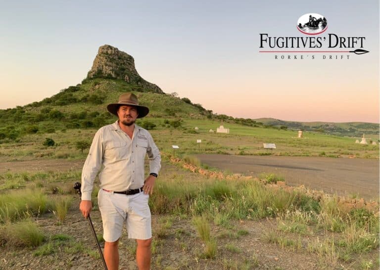 Isandlwana with Doug. Fugitives' Drift